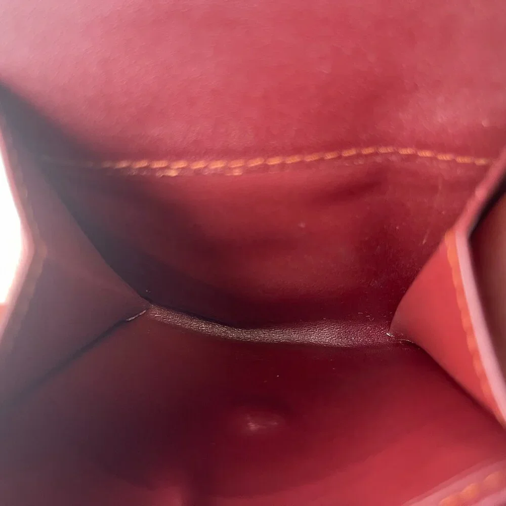 Cartier Vintage Burgundy Leather Coin Pouch Wallet - Preowned